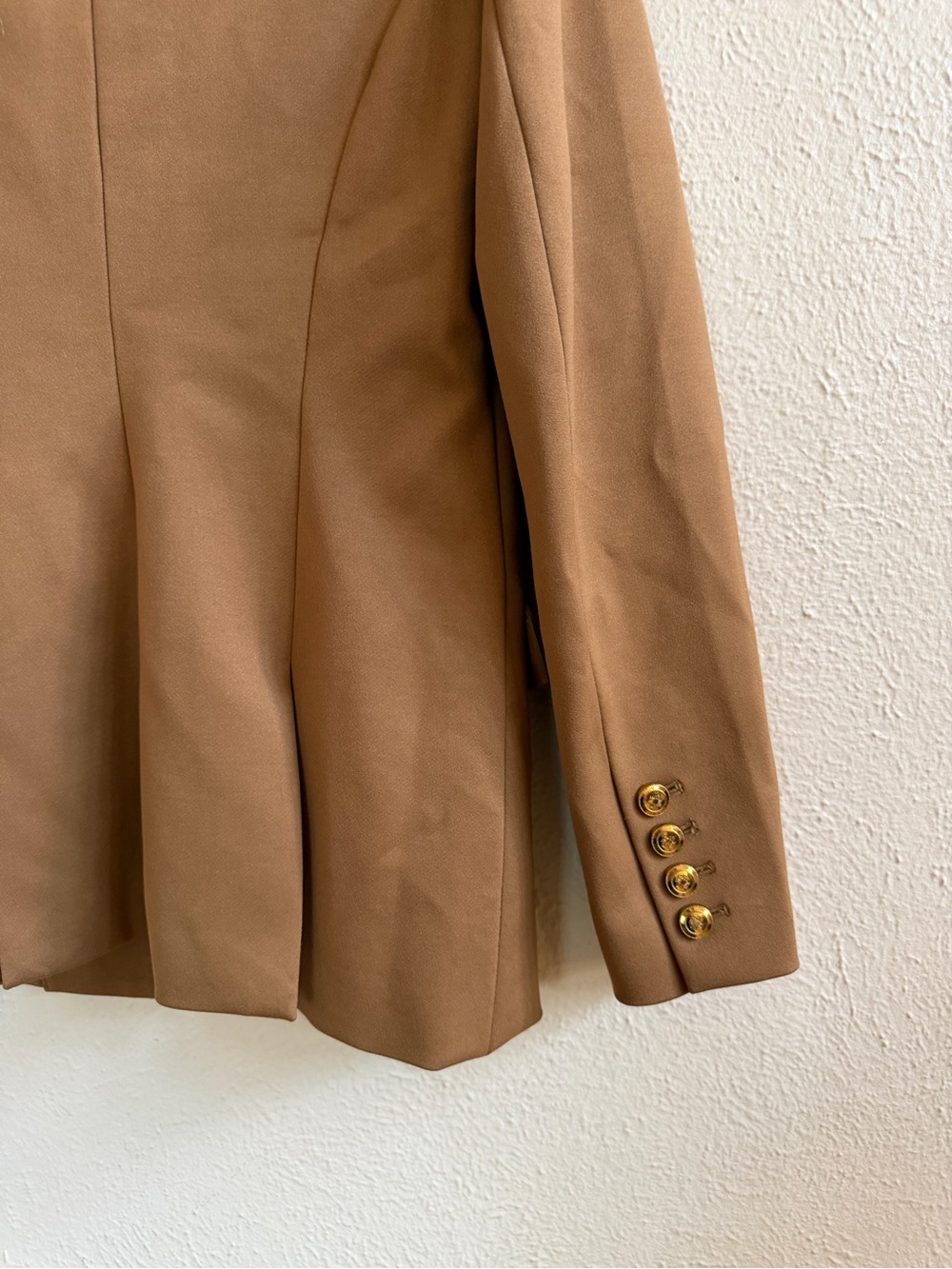 WHBM camel gold button jacket - Picture 5 of 11